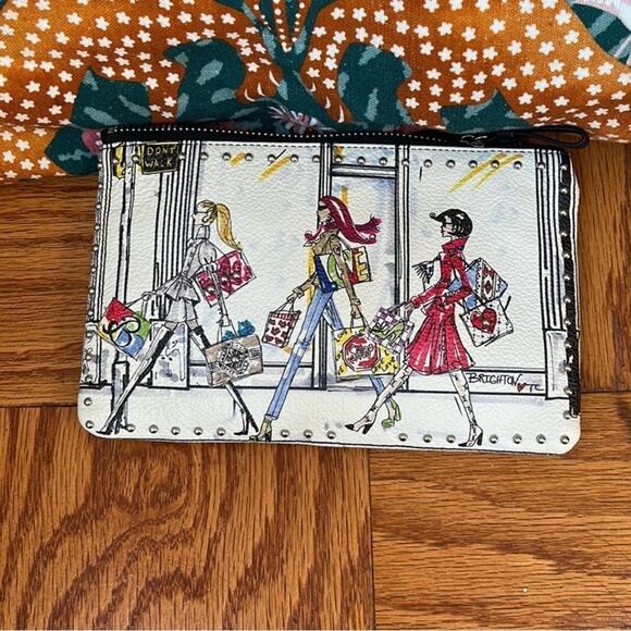 Brighton Downtown Girls Collectables Allure Medium cross body bag/ clutch NWOT - Picture 1 of 4